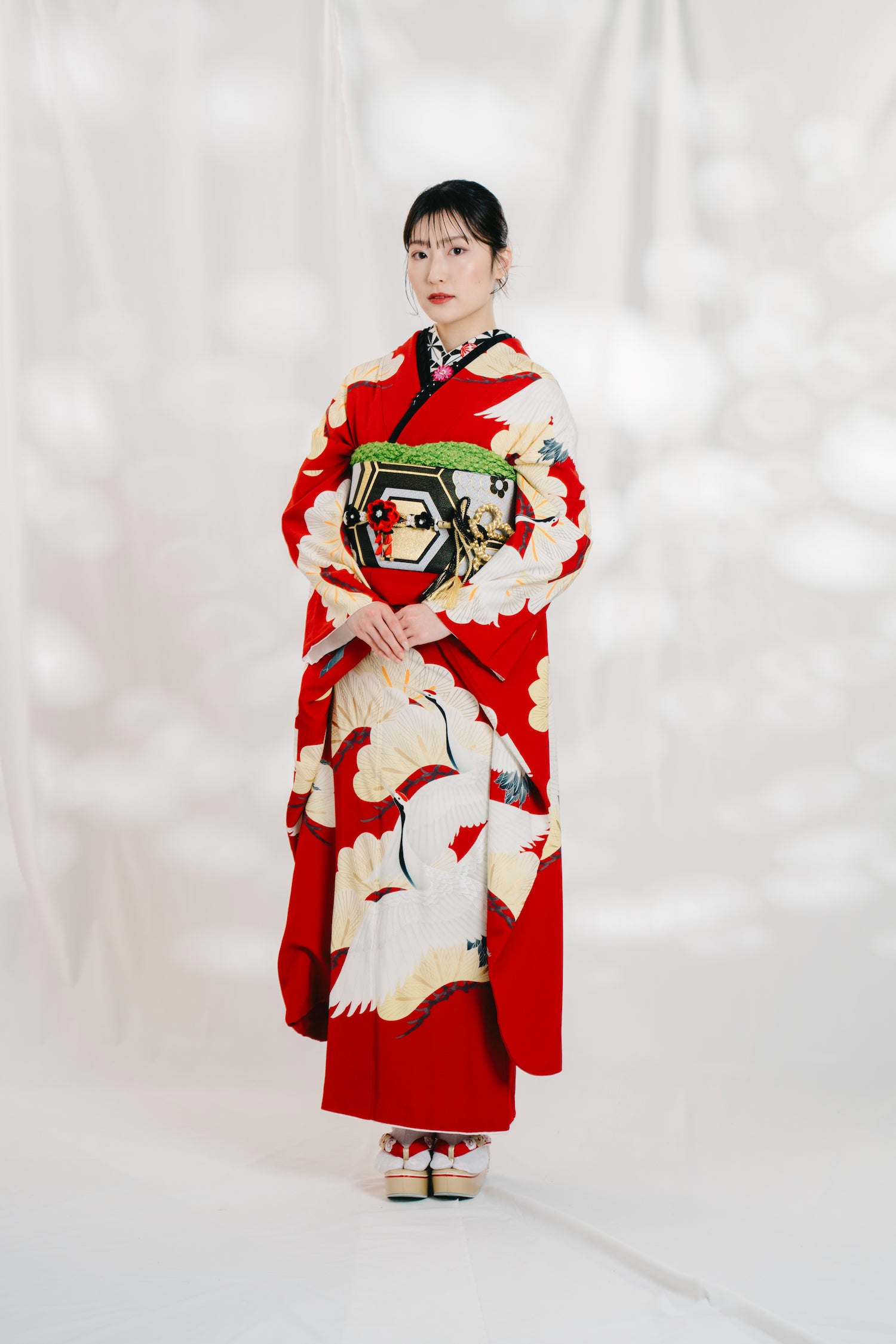 KS✾m566＊美品 正絹 乱菊 トールサイズ 絞り柄 振袖単品 KS✾m566＊美品 正絹 乱菊 トールサイズ 絞り柄 振袖単品 KS✾