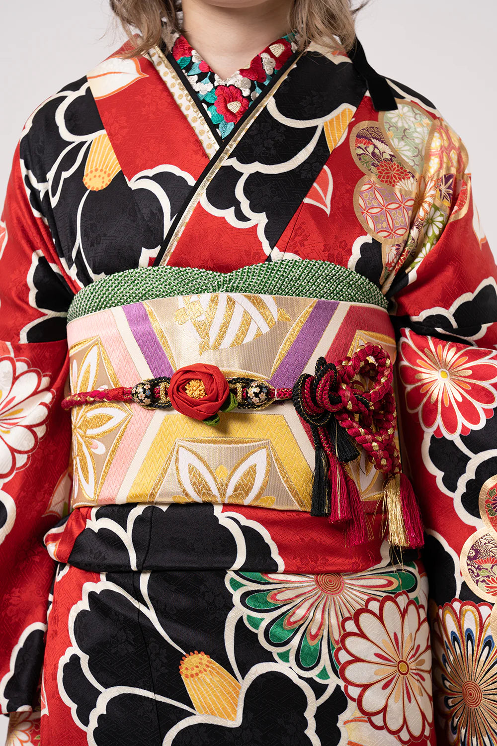 お買い得❗️ 京紅型 振り袖 フルセット 本佐賀唐織 袋帯 290 お買い得❗️ 京紅型 振り袖 フルセット 本佐賀唐織 袋帯 290